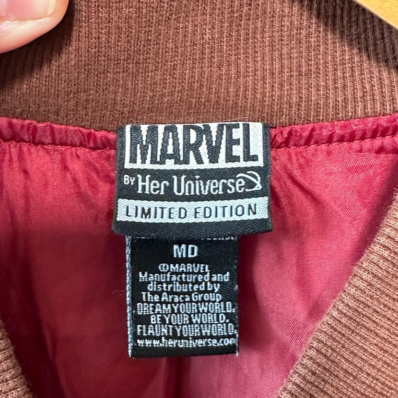 Marvel Iron Man Stark Industries Bomber Jacket - Picture 3 of 4